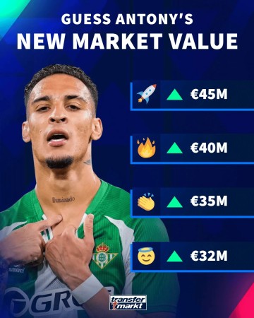 世界杯手机观看app下载-德转预热安东尼身价：确定上涨，最高可达4500万欧元